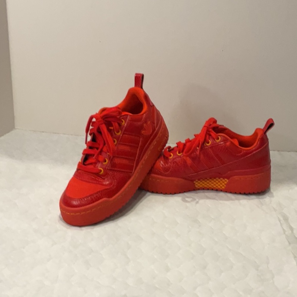 Adidas Women’s Red and orange Sneakers